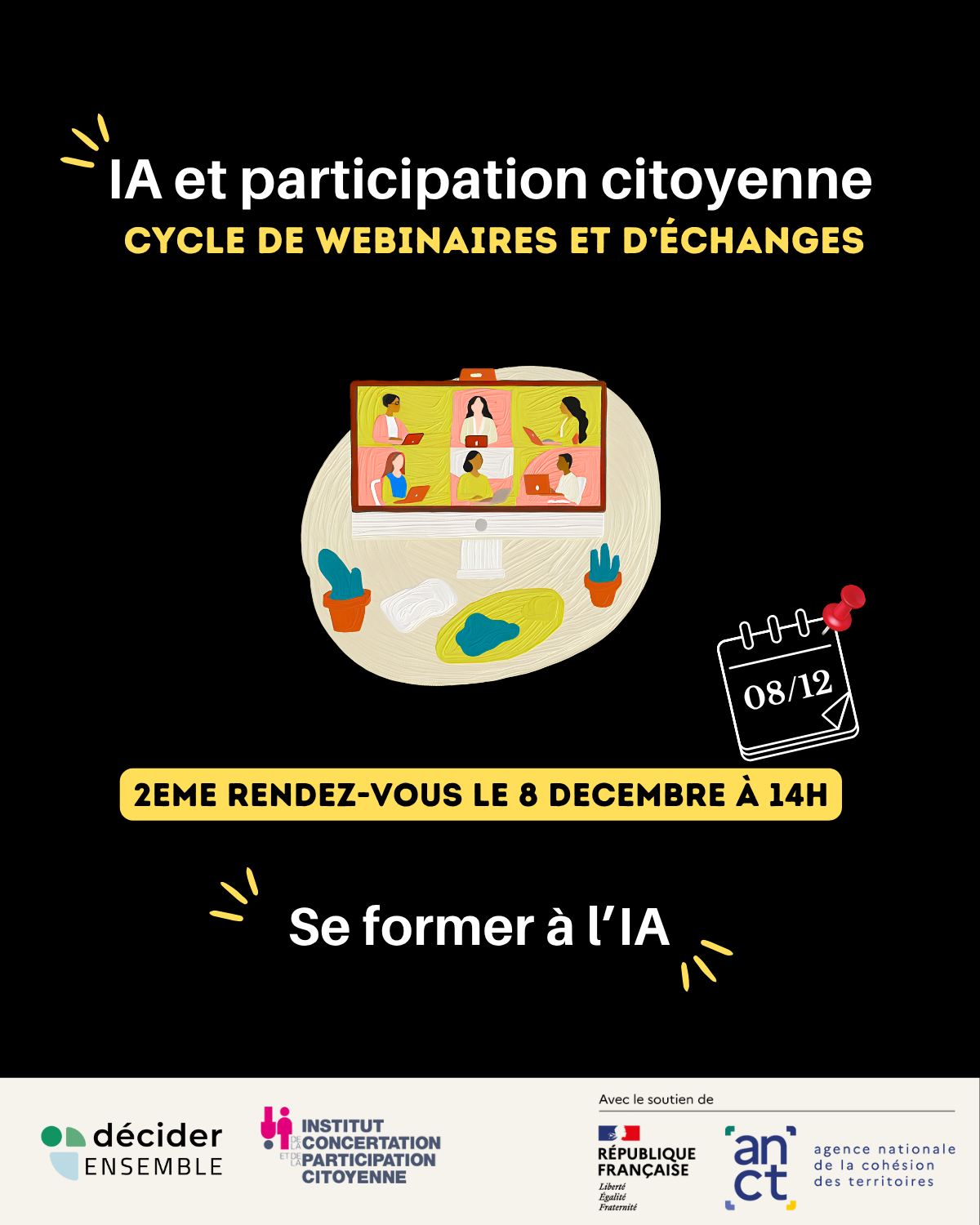 Cycle de travail : "IA et participation citoyenne"